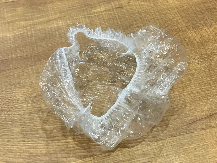 シャワーキャップ活用法