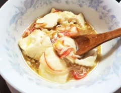 『５分であんかけ豆腐丼』の完成写真