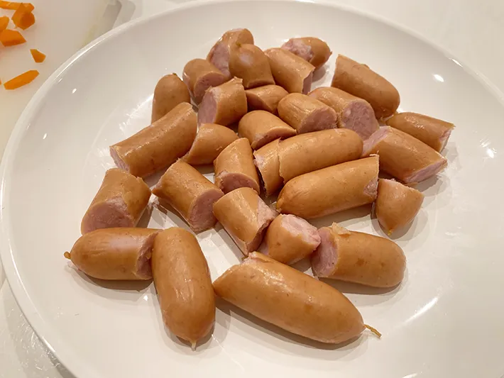 ソーセージの写真（撮影：grape編集部）