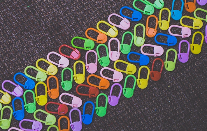 段数マーカー