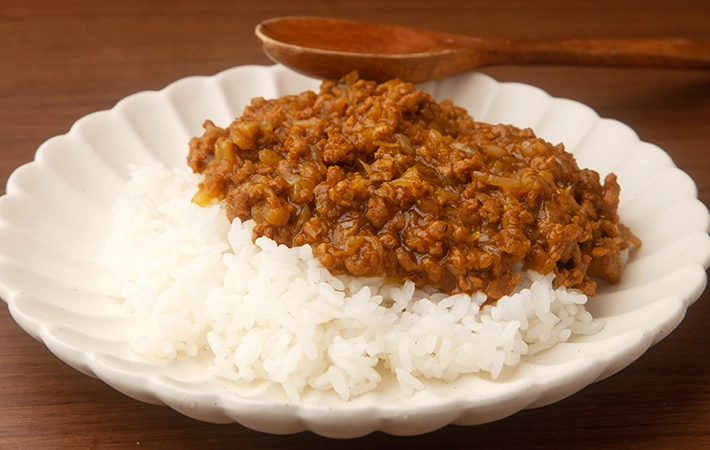 大豆ミートを使ったキーマカレー