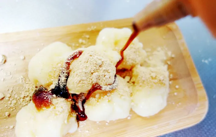 『しらたま団子』の完成写真（撮影：エニママ）