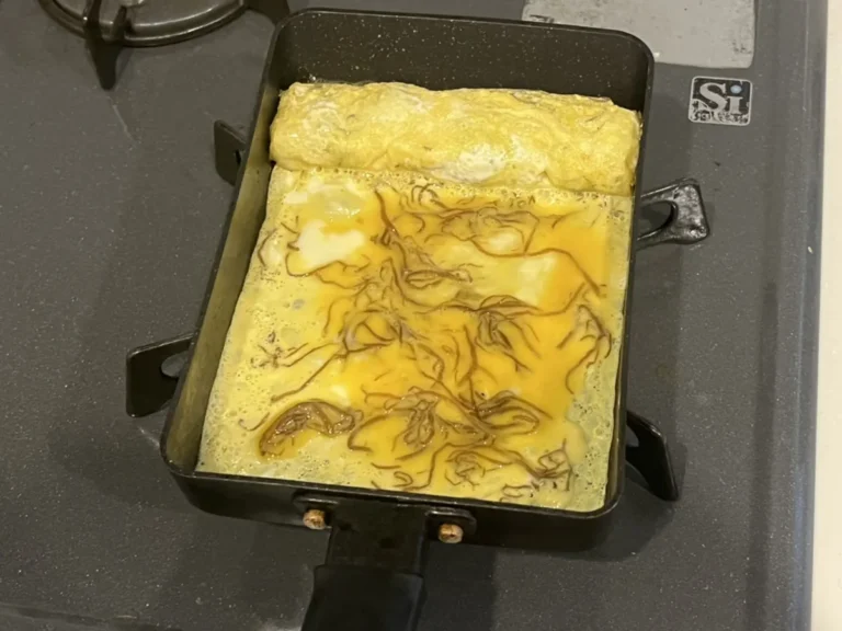 もずく入り玉子焼きの作り方(撮影:grape編集部)