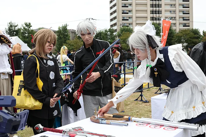 コスプレイベントの参加者の写真