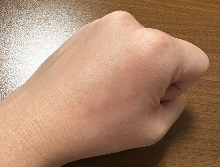 手の画像（撮影：grape編集部）