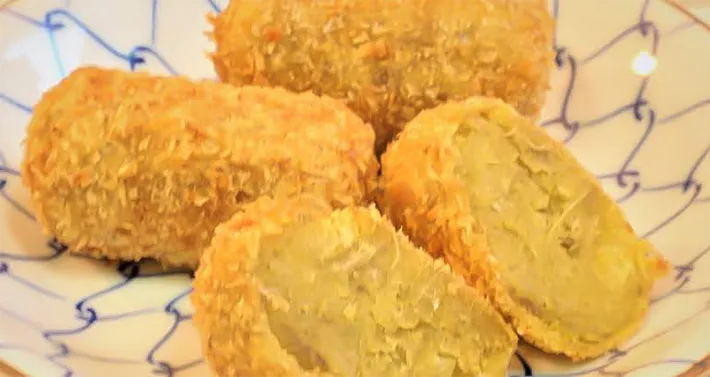 『焼きいもコロッケ』の写真