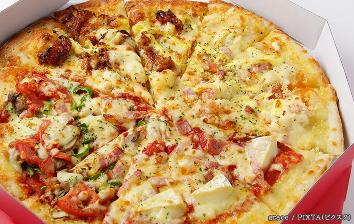 ピザの写真