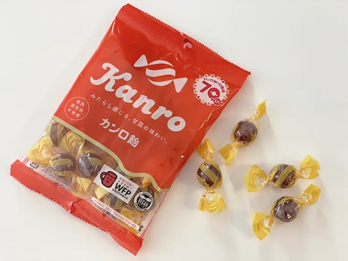 カンロ飴を使った大学芋のレシピ写真（撮影：grape編集部）