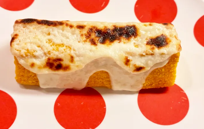 『かぼちゃのバウムクリームチーズトースト』の完成写真（撮影：エニママ）