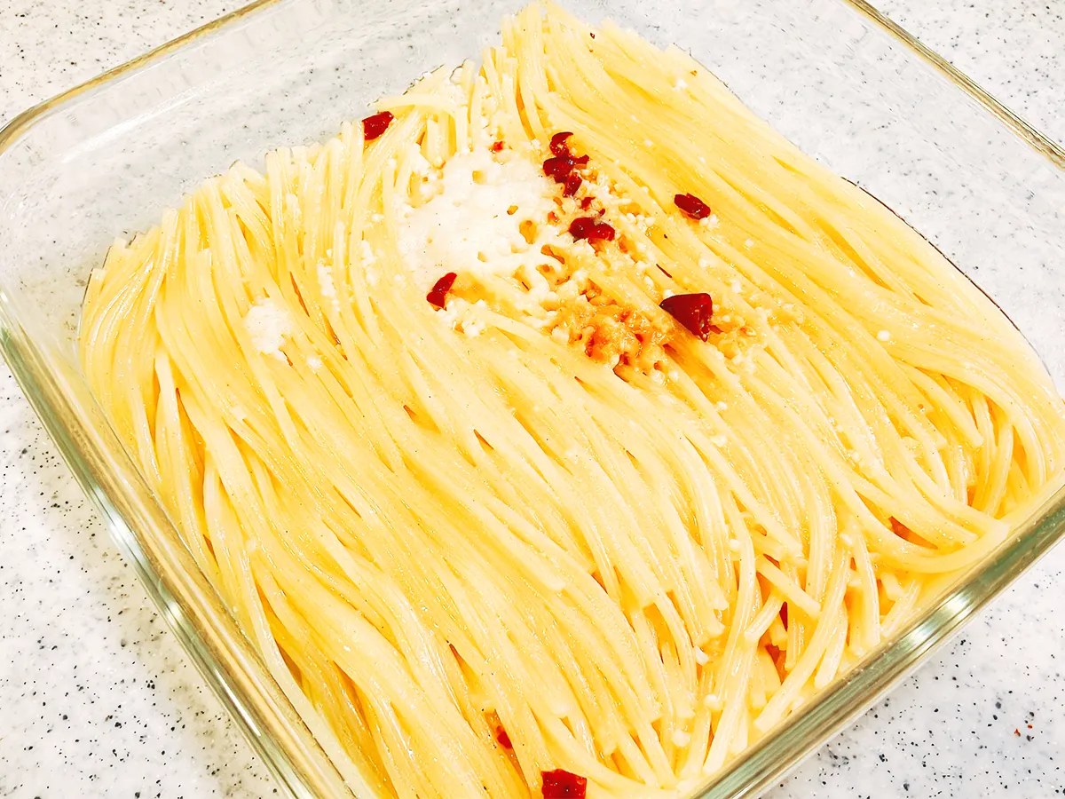 味噌ペペロンチーノ（撮影：grape編集部）