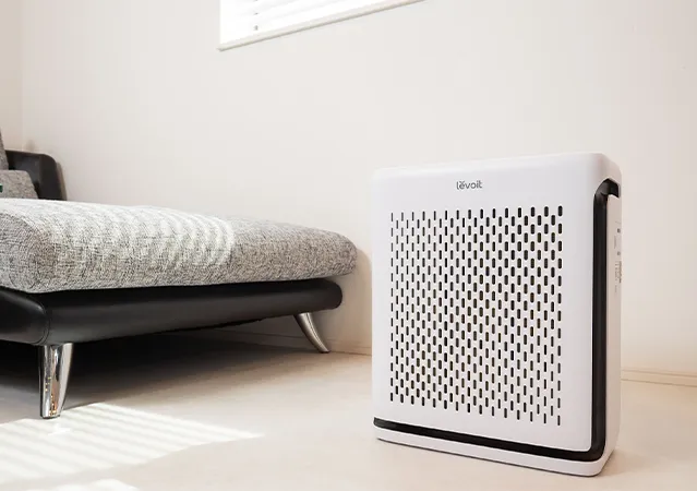Levoit Vital 100S 空気清浄機の使用イメージ写真