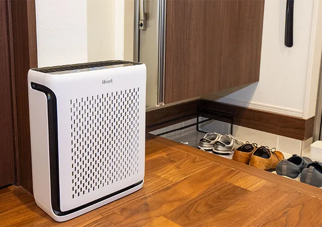 Levoit Vital 100S 空気清浄機の使用イメージ写真