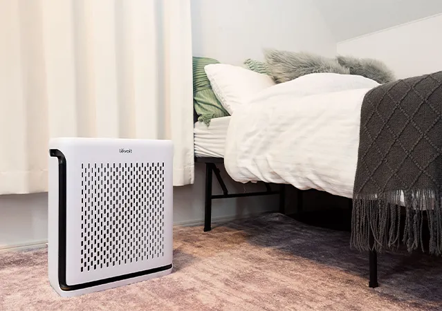 Levoit Vital 100S 空気清浄機の使用イメージ写真