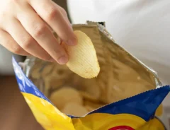 ポテトチップスの写真