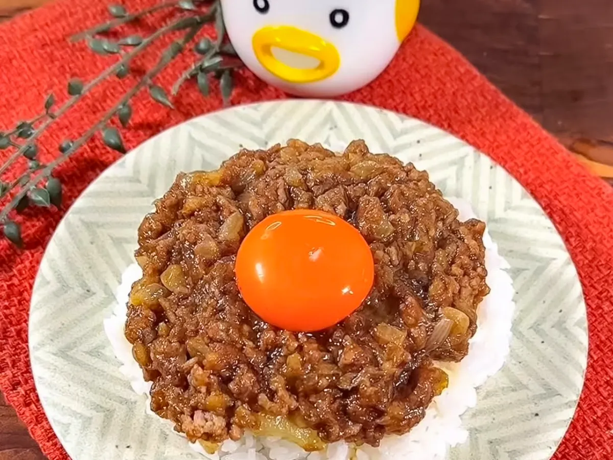 完成したキーマカレーの写真