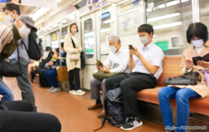 電車内の様子
