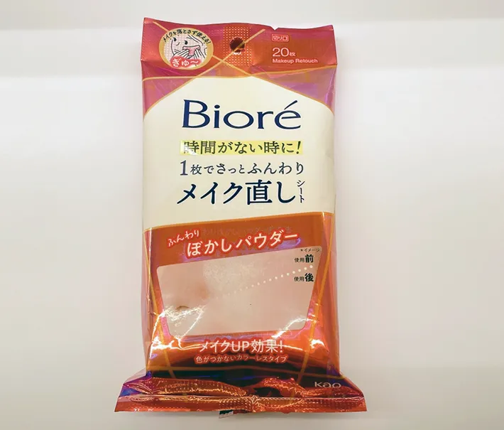 『ビオレ メイク直しシート』の写真（撮影：grape編集部）