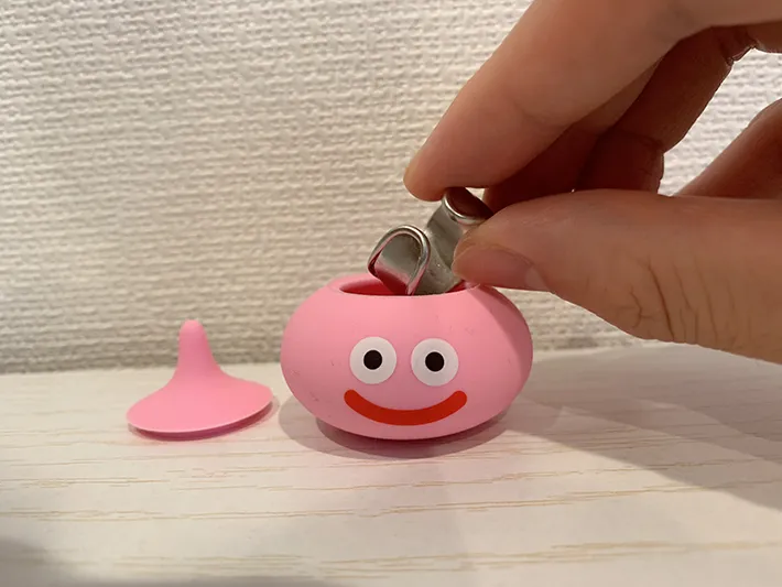 スライムのカプセルトイの写真（撮影：grape編集部）