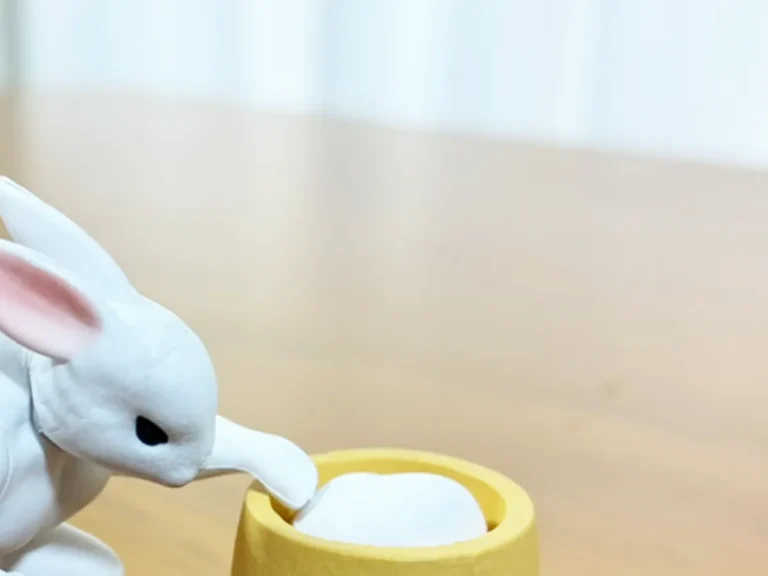 うさぎの餅つきんにくの写真（撮影:grape編集部）
