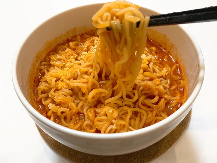 麺の写真（撮影：grape編集部）