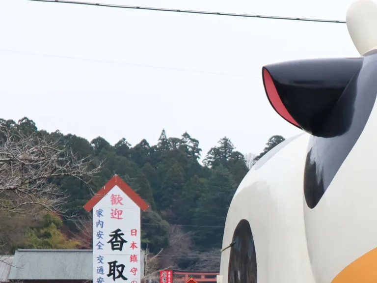 牛型キッチンカーの写真