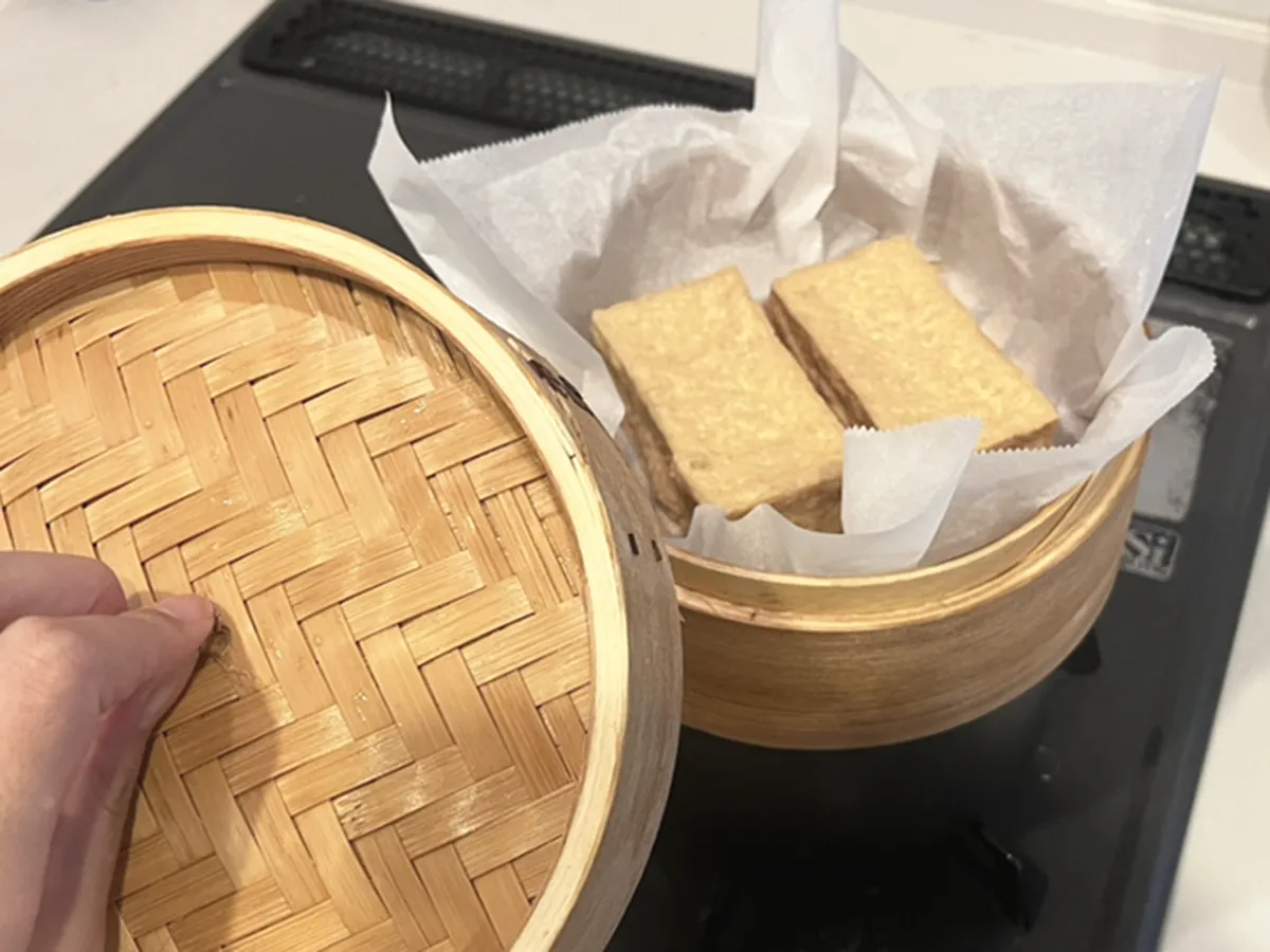 厚揚げとせいろの写真（撮影：grape編集部）