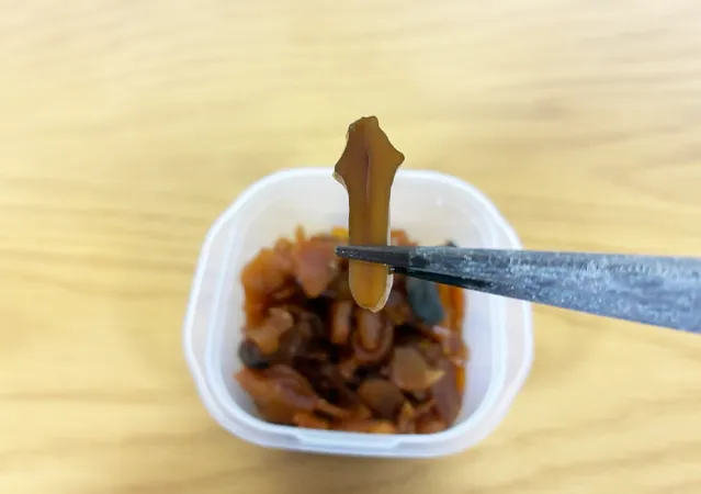 福神漬けのナタ豆（撮影：grape編集部）