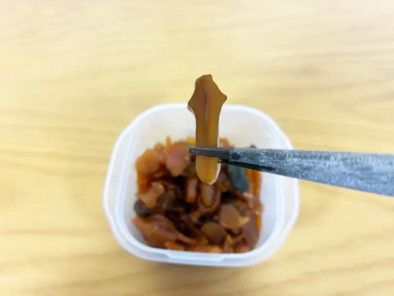 福神漬けのナタ豆（撮影：grape編集部）