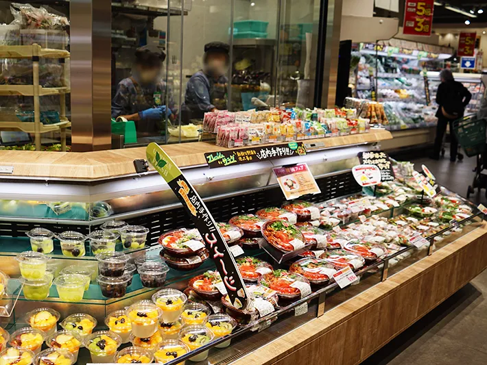 サラダ売り場の写真（撮影：grape編集部）