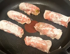 焼き芋の肉巻きの写真（撮影：grape編集部）