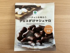 『ビターチョコを味わうチョコがけマシュマロ』の写真（撮影：grape編集部）