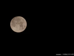 夜空の写真
