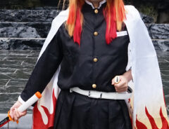 煉獄杏寿郎のコスプレの写真（撮影：grape編集部）