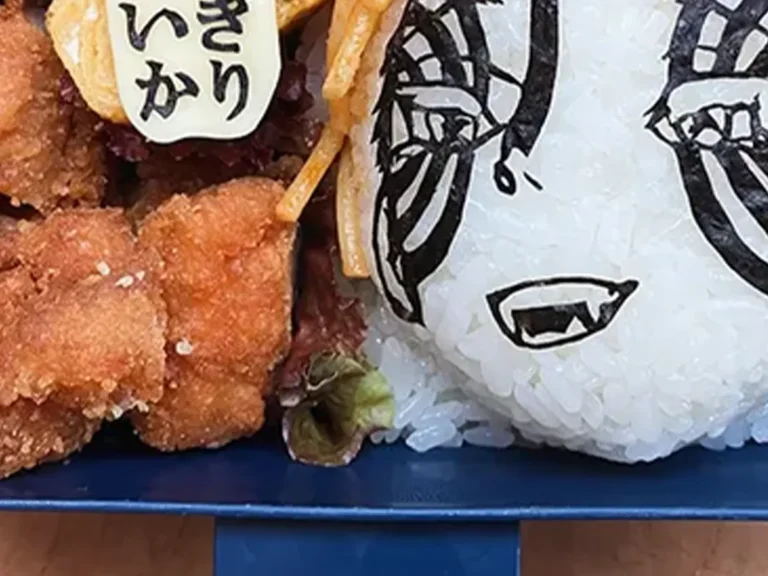 鬼滅の刃・猗窩座のキャラ弁の画像