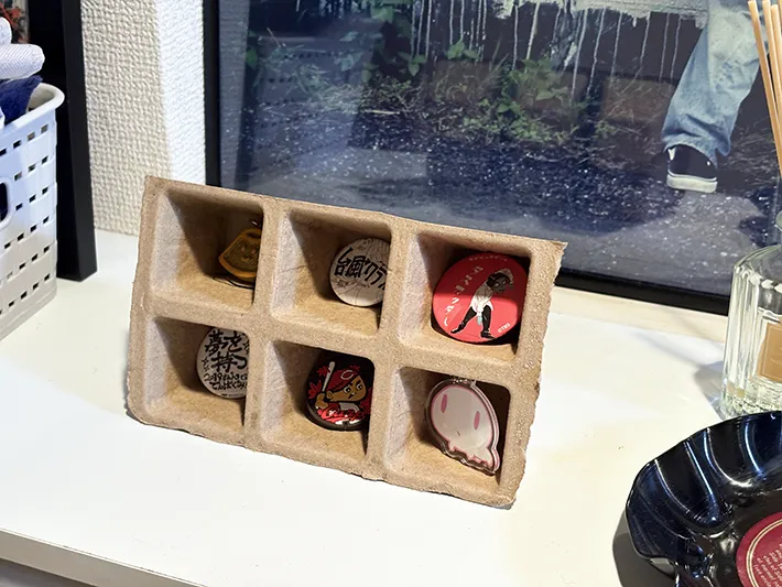 セリアの紙ポット角型・12個連結タイプの画像