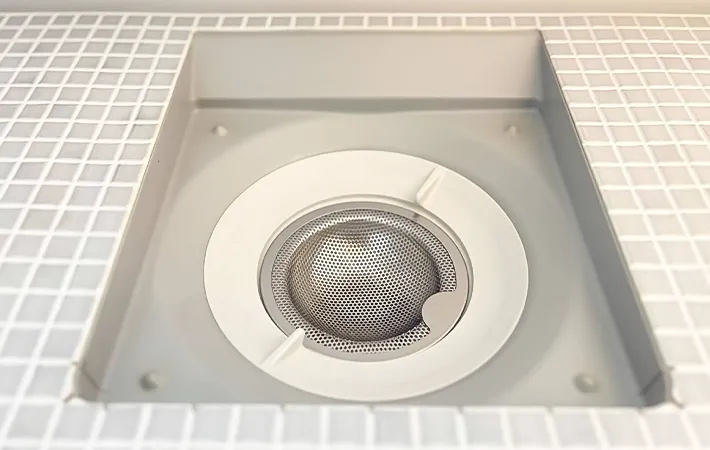 排水溝の写真（撮影：Classy Life）