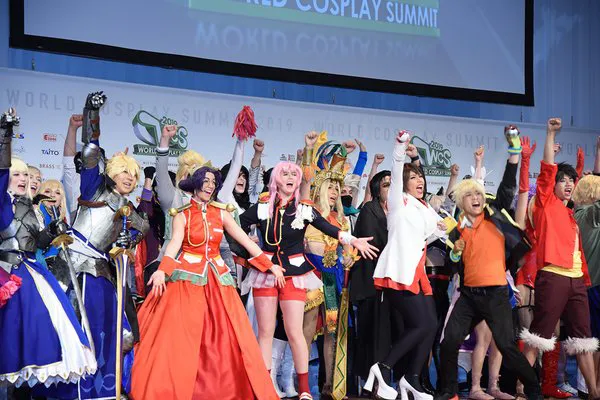 コスプレの世界大会の会場の写真