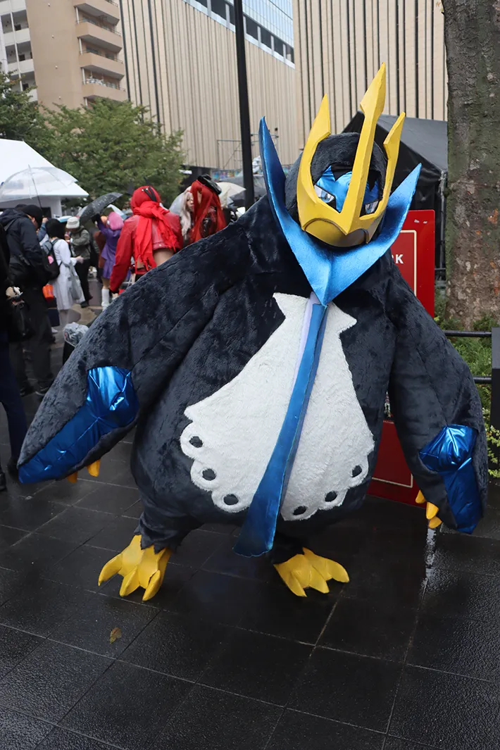 エンペルトに扮する男性の写真（撮影：grape編集部）