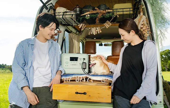 ポータブル電源の写真