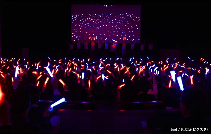 ライブ会場の画像