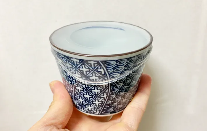 『シリコーンフードラップ』の使用写真（撮影：エニママ）