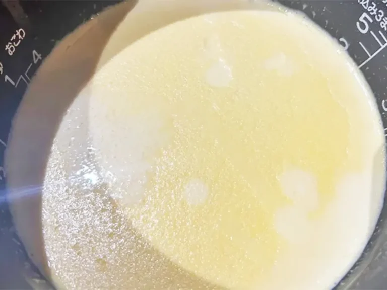 炊飯器プリンの写真（撮影：エニママ）