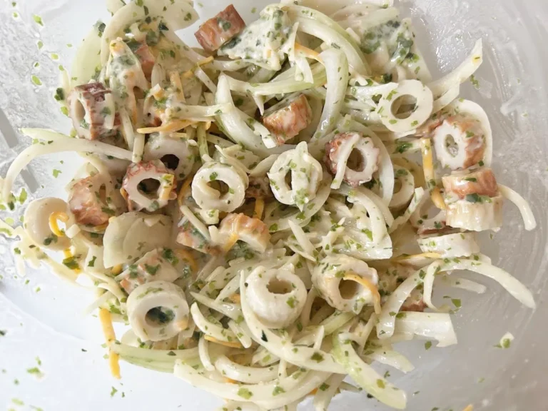 『ちくわのチヂミ』を作る写真(撮影:エニママ)