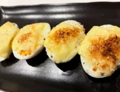 『ゆで卵のチーズ焼き』の完成写真（撮影：エニママ）