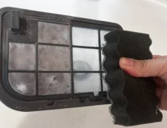 100均のフィルタースポンジの写真