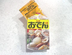 『おでんの素でだし巻き玉子』の材料写真（撮影：エニママ）