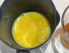 玉子焼き作りの写真（撮影：エニママ）