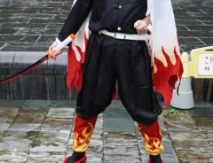 煉獄杏寿郎のコスプレの写真（撮影：grape編集部）