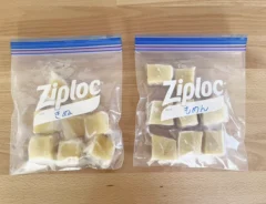 冷凍した豆腐の写真（撮影：grape編集部）