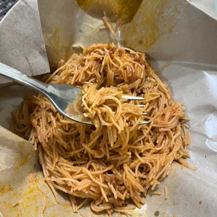 マレーシアの麺料理（撮影：grape編集部）